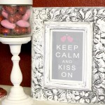 keep calm and kiss on valentines day printable