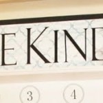 be kind quatrefoil sign lollyjane.com