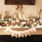 CHRISTmas mantel by Lolly Jane