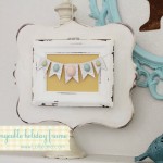 DIY Interchangeable Holiday Frame by Lolly Jane