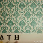 bathroom stencil