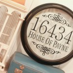 diy address sign via lollyjane.com #DIY #upcycle