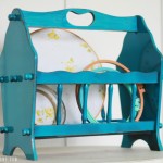 thrifted magazine rack #upcycle #spraypaint