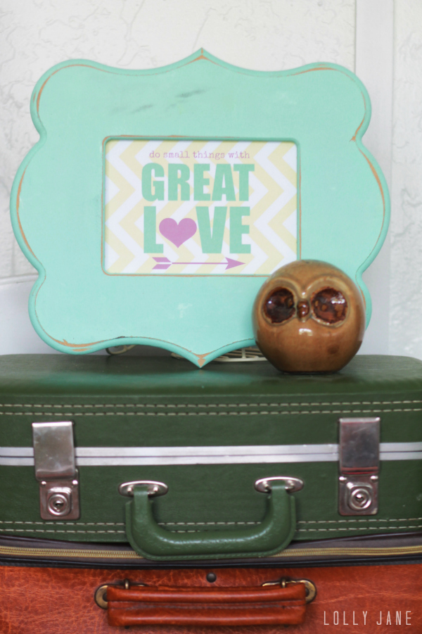 Do Small Things with Great Love #freeprintable #lovequote