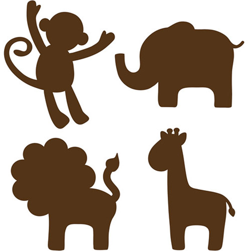 free clipart silhouette animals - photo #28