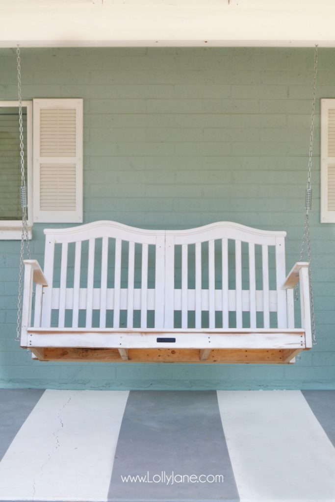 baby crib to porch swing - Lolly Jane