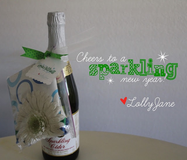 A sparkling new year: New Years Neighbor Gift