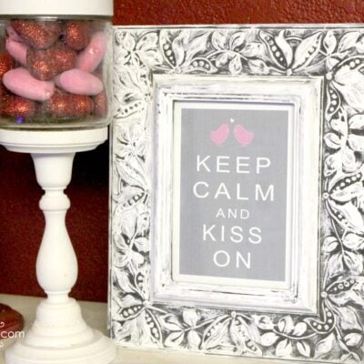 keep calm and kiss on Valentines Day printable