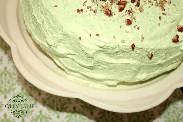 St. Patty’s pistachio cake
