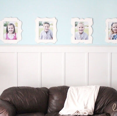 How to hang pictures with a pop tab