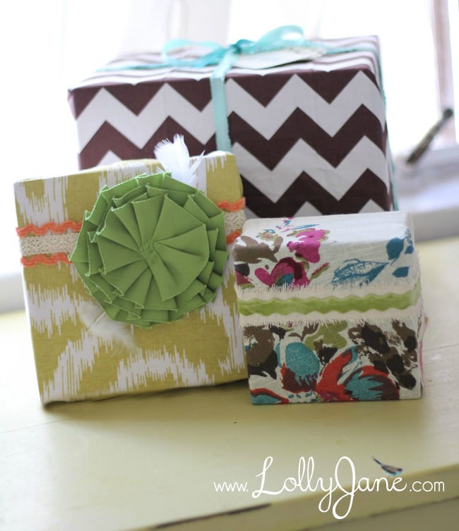 fabric gift wrap