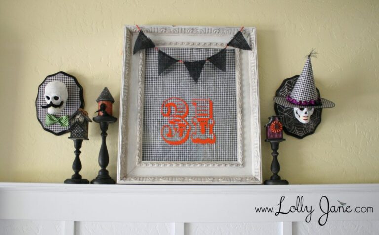 Skull Plaques | Halloween craft