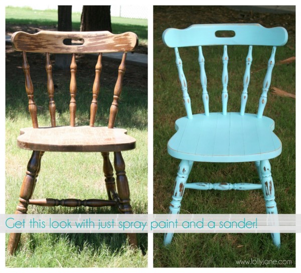 How to Spray Paint Furniture