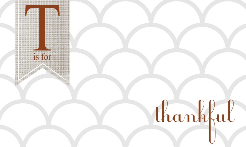 Thankful card |free printable