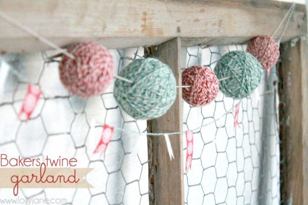 FREE Bakers Twine Upgrade for your Garland – Wool Jamboree