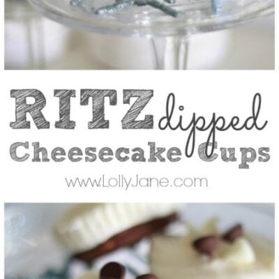 Ritz Dipped Cheesecake Cups