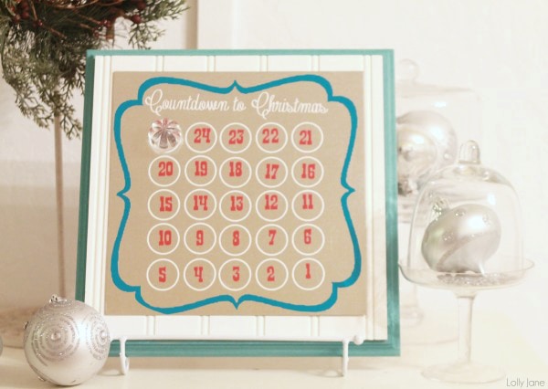 Christmas Countdown Magnet Calendar