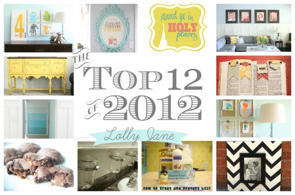 Top 12 posts of 2012 Lolly Jane blog