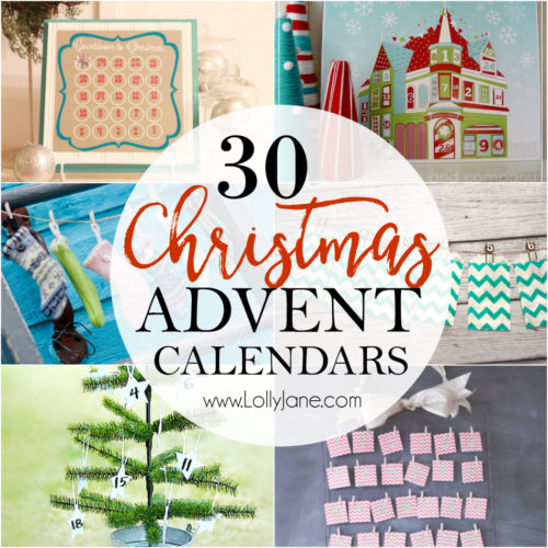 30 DIY Christmas Advent Calendars