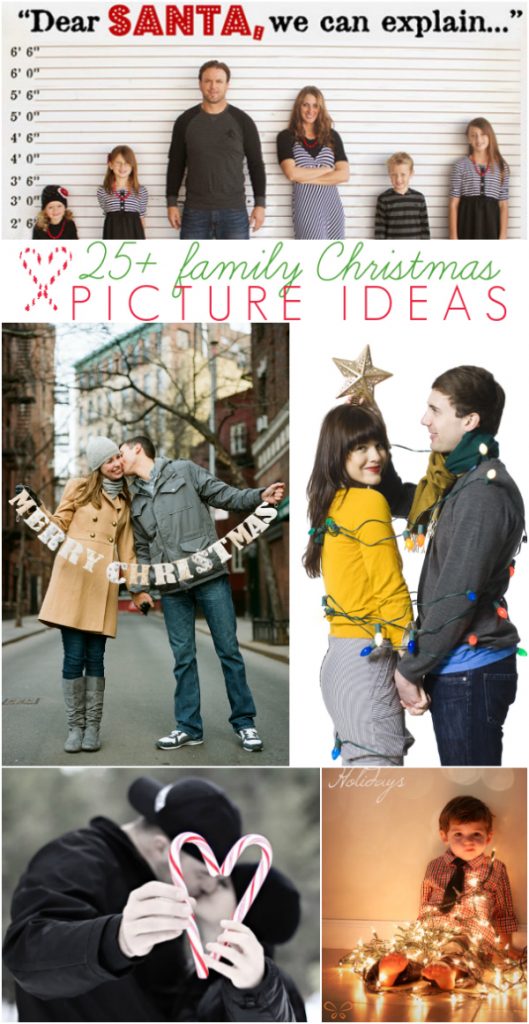 creative family christmas picture ideas