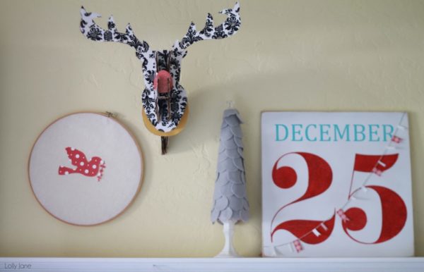 Easy Embroidery Hoop Christmas Ornaments - Lolly Jane