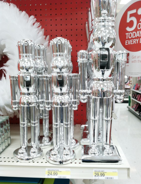 Silver Nutcracker Target Knock Off