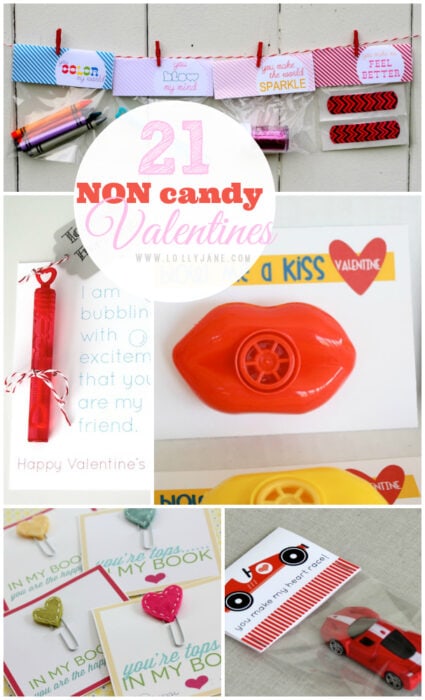 21 non candy valentines