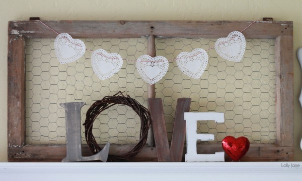 Heart Doily Bakers Twine Bunting via Lolly Jane4