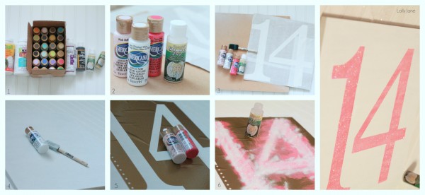 easy Valentines day glitter sign  #valentinesday #homedecor