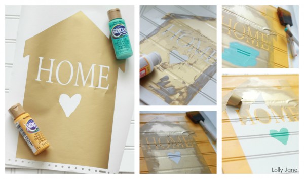 home sign decor howto via lollyjane.com