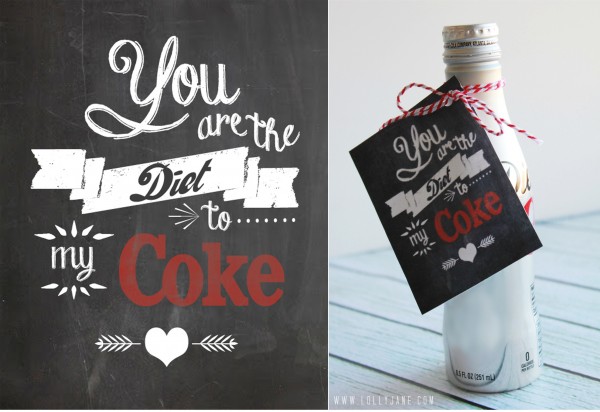 Diet Coke printable by Lolly Jane