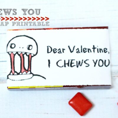 I Chews You zombie valentine