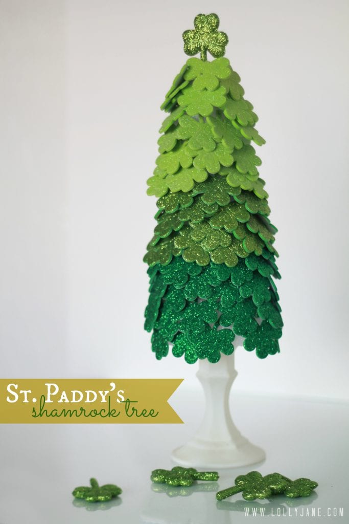 St. Patricks Day shamrock tree