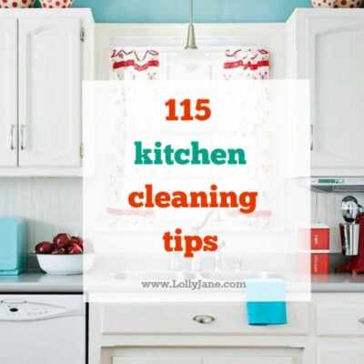 115 kitchen cleaning tips