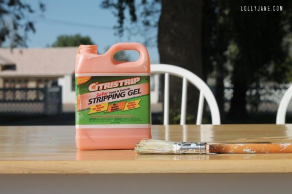 Best stripping gel to refinish furniture, Citristrip! #refinishfurniture #citristrip