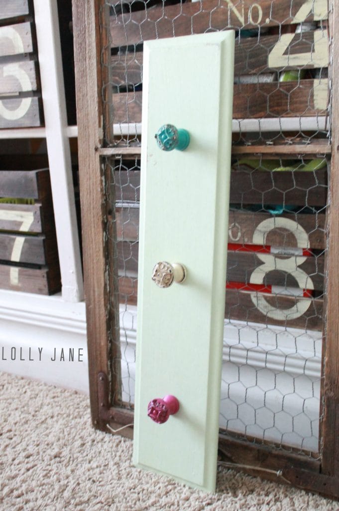 diy cupboard door hooks