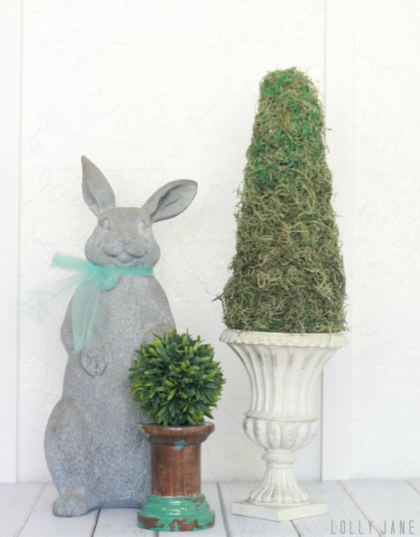 Easy spring DIY topiary!