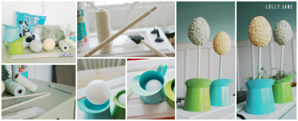 How to make an egg topiary tutorial!