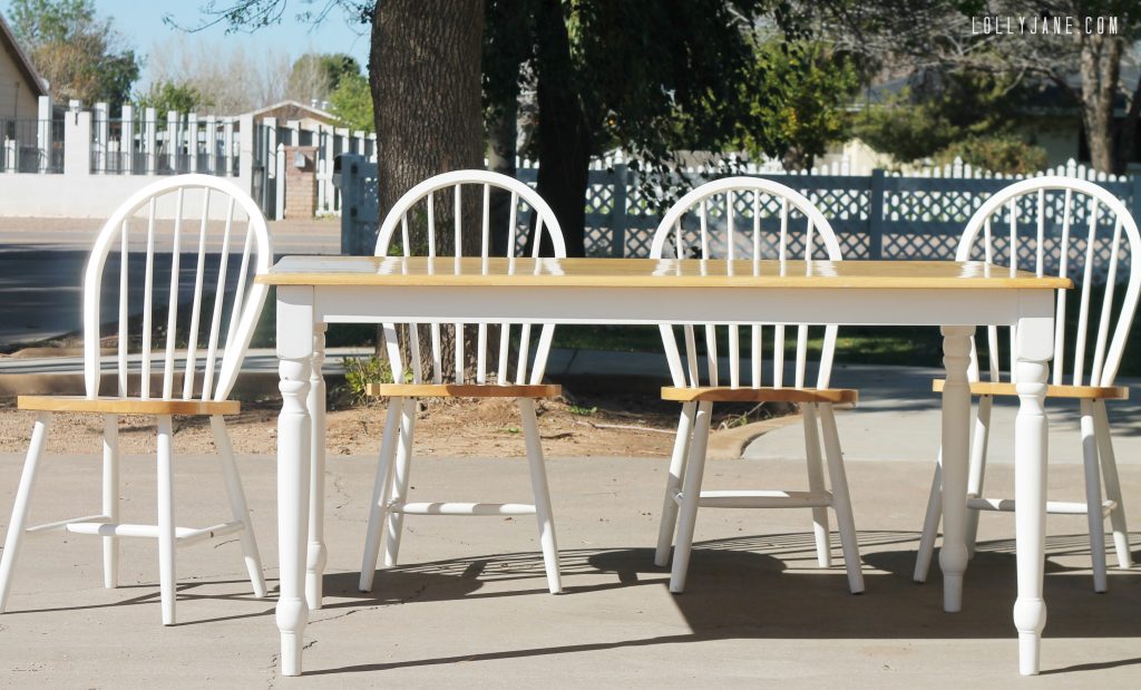 mint farmhouse table