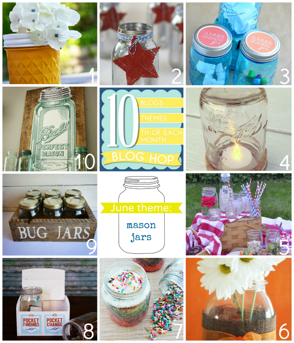 Football Party Mason Jars - Mason Jar Crafts Love