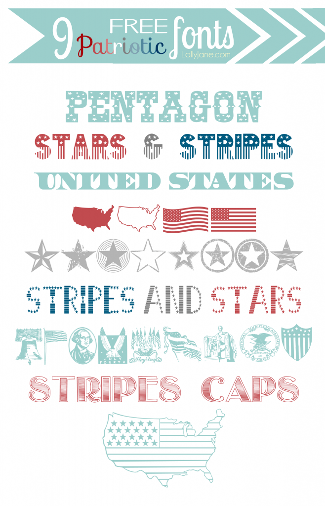 10 free patriotic fonts