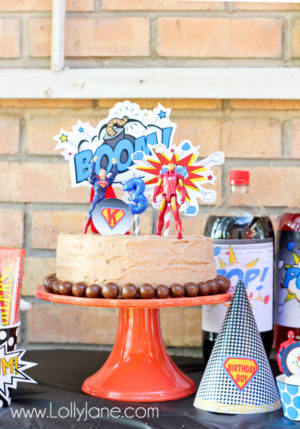 Superhero birthday party ideas