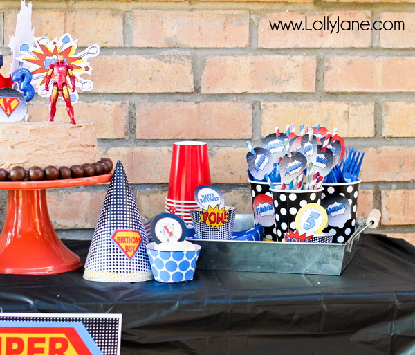 Superhero birthday party ideas