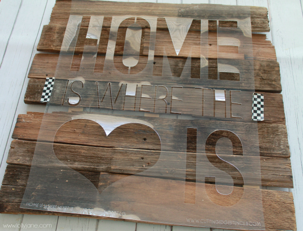 Home Is Where The Heart Is Sign Lolly Jane