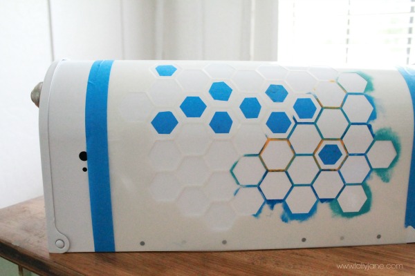 DIY honeycomb mailbox