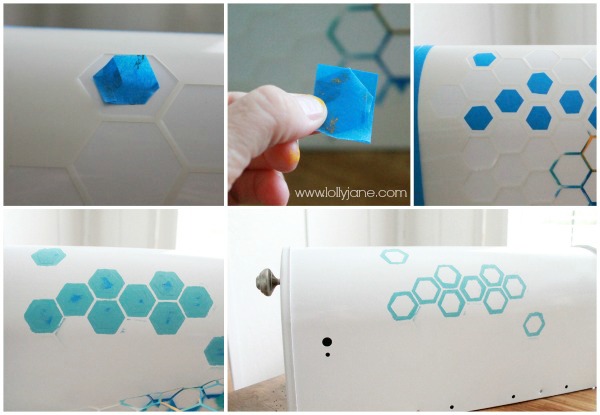 How to create octagons using 3M painters tape