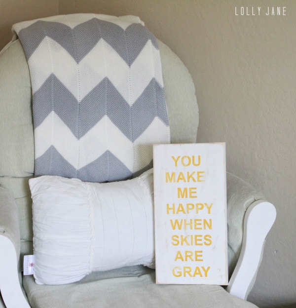 “You make me happy when skies are gray” free printable