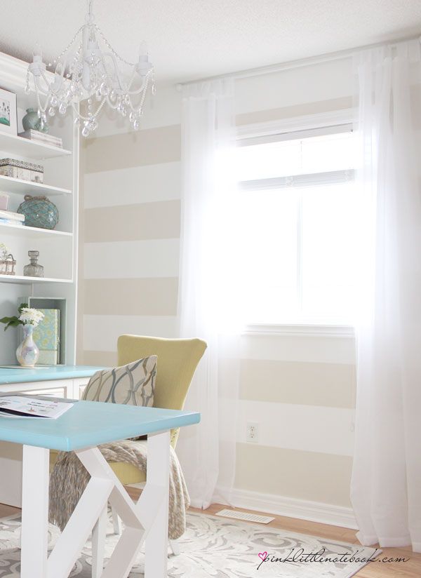 Super cute striped office