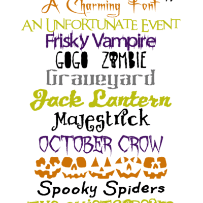13 FREE Halloween fonts