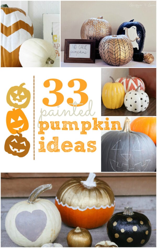 Decorative Painted Pumpkin Ideas - Lolly Jane